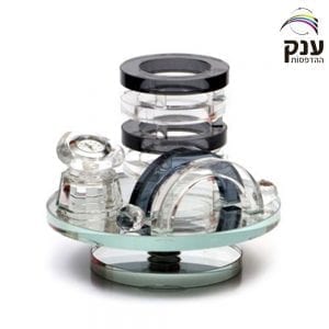 מעמד קריסטל מהודר שעון