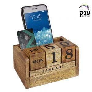 מעמד עץ טבעי "ענתיק"