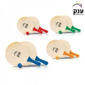 זוג מטקות עשויות עץ דגם AK508